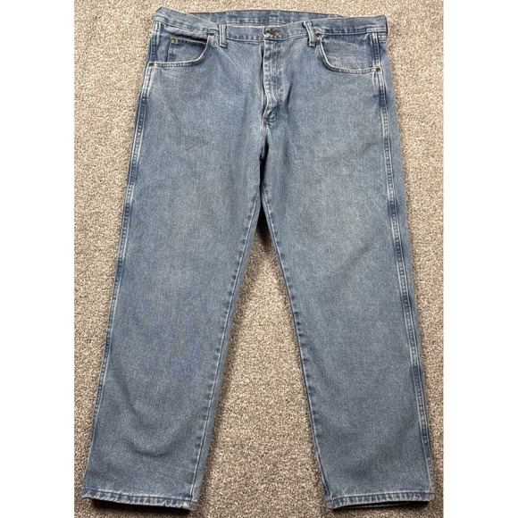 Wrangler Other - Wrangler Blues‎ Men's Bootcut Jeans 40x30 Blue Denim Classic Cotton Casual